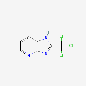 molecular formula C7H4Cl3N3 B8557113 2-Trichloromethyl-imidazo[4,5-b]pyridine 
