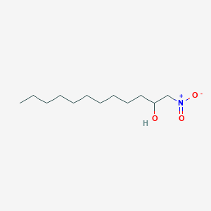 molecular formula C12H25NO3 B8557124 1-Nitrododecan-2-OL CAS No. 62322-31-0