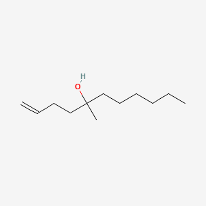 molecular formula C12H24O B8557185 5-Methyl-1-undecen-5-ol 