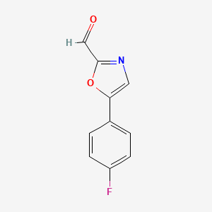 5-(4-Fluorophenyl)-1,3-oxazole-2-carbaldehyde