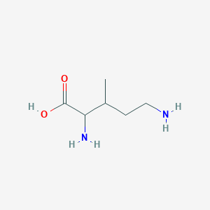 molecular formula C6H14N2O2 B8557205 beta-Methyl-DL-ornithine 