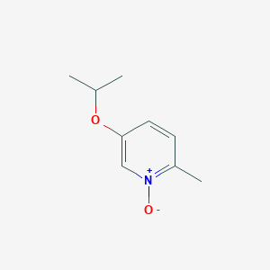 molecular formula C9H13NO2 B8557219 5-(1-Methylethoxy)-2-methylpyridine 1-oxide 