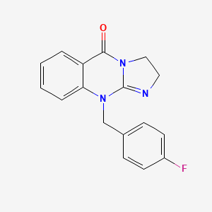 10-(4-Fluorobenzyl)-2,10-dihydroimidazo[2,1-b]quinazolin-5(3H)-one