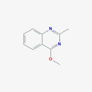 molecular formula C10H10N2O B8557256 2-Methyl-4-methoxyquinazoline 