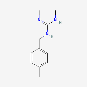 1,2-Dimethyl-3-[(4-methylphenyl)methyl]guanidine