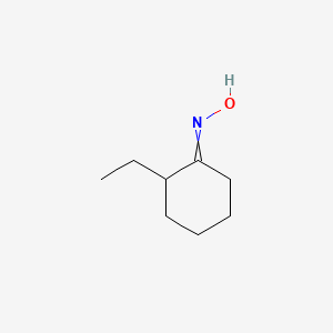 molecular formula C8H15NO B8557303 2-Ethyl-1-(hydroxyimino)cyclohexane 
