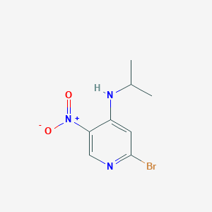 2-bromo-N-isopropyl-5-nitropyridin-4-amine