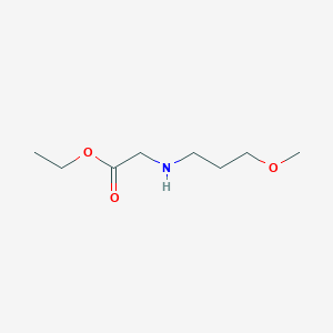 molecular formula C8H17NO3 B8557380 N-(3-methoxypropyl)glycine ethyl ester 