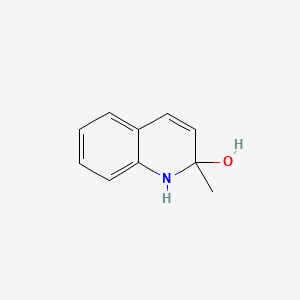 molecular formula C10H11NO B8557412 2-Methyl-1,2-dihydroquinolin-2-ol CAS No. 1333-48-8