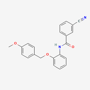 n-(3-Cyanobenzoyl)-2-[(4-methoxybenzyl)oxy]aniline