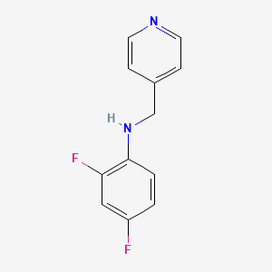 molecular formula C12H10F2N2 B8557431 4-(2,4-Difluorophenylaminomethyl)pyridine CAS No. 113248-75-2