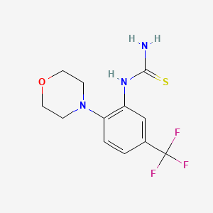 1-(2-Morpholino-5-trifluoromethylphenyl)thiourea