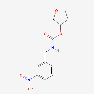 molecular formula C12H14N2O5 B8557450 Tetrahydrofuran-3-yl (3-nitrobenzyl)carbamate 