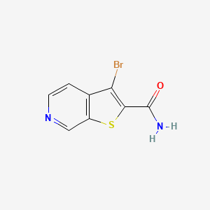 3-Bromothieno[2,3-c]pyridine-2-carboxamide
