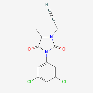 3-(3,5-Dichlorophenyl)-5-methyl-1-(prop-2-yn-1-yl)imidazolidine-2,4-dione