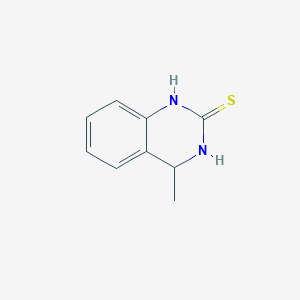 molecular formula C9H10N2S B8557525 4-methyl-3,4-dihydro-1H-quinazoline-2-thione 