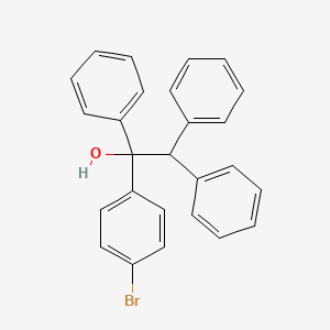molecular formula C26H21BrO B8557543 1-(4-Bromophenyl)-1,2,2-triphenylethanol 