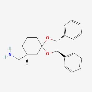 ((2R,3R,7S)-7-Methyl-2,3-diphenyl-1,4-dioxaspiro[4.5]decan-7-yl)methanamine