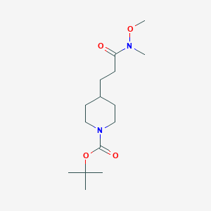 Tert-butyl 4-{3-[methoxy(methyl)amino]-3-oxopropyl}piperidine-1-carboxylate
