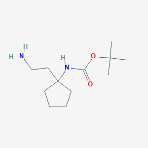 Tert-butyl 1-(2-aminoethyl)cyclopentylcarbamate