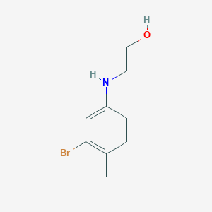 molecular formula C9H12BrNO B8557871 2-(3-Bromo-4-methyl-phenylamino)-ethanol 