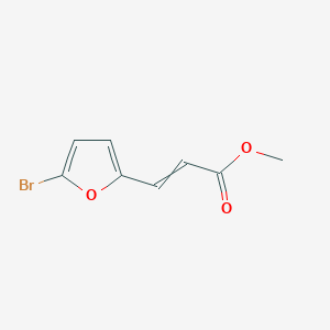 molecular formula C8H7BrO3 B8557875 Methyl 3-(5-bromofuran-2-yl)acrylate 