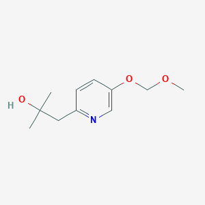 1-(5-(Methoxymethoxy)pyridin-2-yl)-2-methylpropan-2-ol