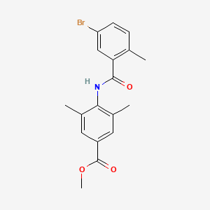 methyl 4-[(5-bromo-2-methylbenzoyl)amino]-3,5-dimethylbenzoate