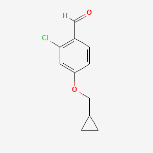 2-Chloro-4-(cyclopropylmethoxy)benzaldehyde
