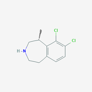 molecular formula C11H13Cl2N B8557953 (R)-8,9-Dichloro-1-methyl-2,3,4,5-tetrahydro-1H-benzo[d]azepine CAS No. 824430-76-4