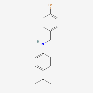 [(4-Bromophenyl)methyl](4-isopropylphenyl)amine