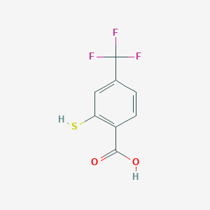 molecular formula C8H5F3O2S B8557975 4-Trifluoromethylthiosalicylic acid 