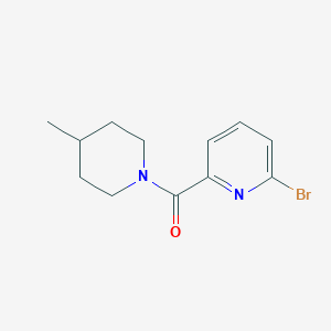 molecular formula C12H15BrN2O B8557981 (6-Bromopyridin-2-yl)(4-methylpiperidin-1-yl)methanone 