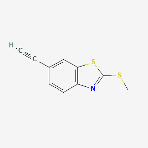 6-ethynyl-2-(methylsulfanyl)-1,3-benzothiazole