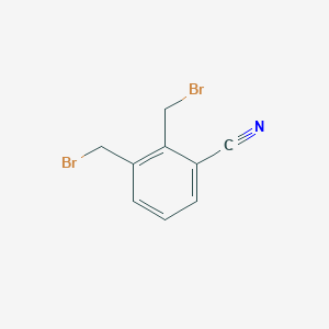 molecular formula C9H7Br2N B8558005 2,3-Bis(bromomethyl)benzonitrile 
