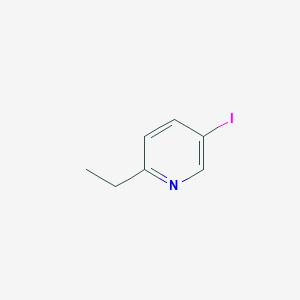 molecular formula C7H8IN B8558029 2-Ethyl-5-iodo-pyridine 