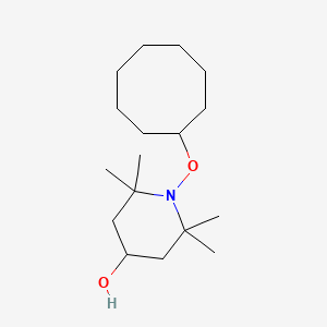molecular formula C17H33NO2 B8558105 1-Cyclooctyloxy-2,2,6,6-tetramethylpiperidin-4-ol CAS No. 828933-25-1