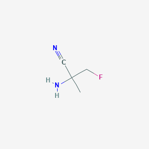 2-Amino-3-fluoro-2-methylpropionitrile