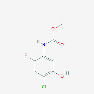 Ethyl (4-chloro-2-fluoro-5-hydroxyphenyl)carbamate