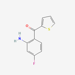 (2-Amino-4-fluoro-phenyl)-thiophen-2-yl-methanone