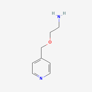 molecular formula C8H12N2O B8558187 2-(Pyridin-4-ylmethoxy)ethylamine 