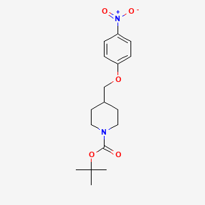 Tert-butyl 4-((4-nitrophenyloxy)methyl)piperidine-1-carboxylate