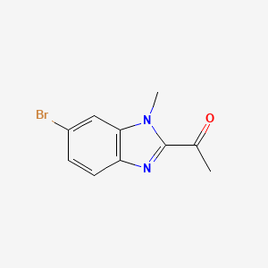 1-(6-Bromo-1-methyl-1H-benzimidazol-2-yl)ethanone