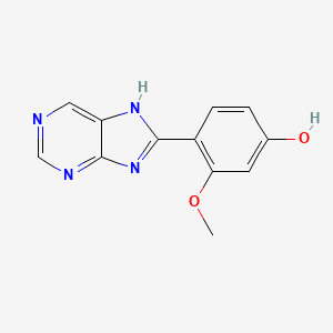 4-(7,9-Dihydro-8H-purin-8-ylidene)-3-methoxycyclohexa-2,5-dien-1-one