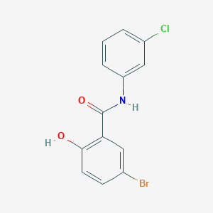5-bromo-N-(3-chlorophenyl)-2-hydroxybenzamide