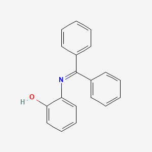 molecular formula C19H15NO B8558277 2-(Benzhydrylideneamino)phenol CAS No. 75729-97-4