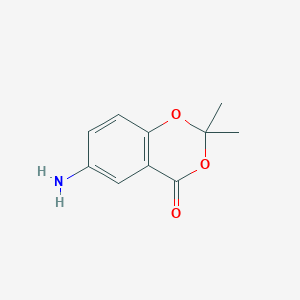 molecular formula C10H11NO3 B8558303 6-Amino-2,2-dimethyl-benzo[1,3]dioxin-4-one CAS No. 842137-46-6