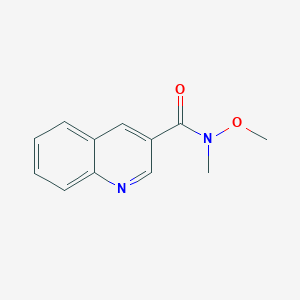 N-methoxy-N-methylquinoline-3-carboxamide