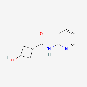 trans-3-hydroxy-N-(pyridin-2-yl)cyclobutanecarboxamide