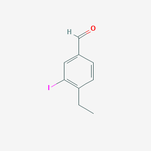 molecular formula C9H9IO B8558323 4-Ethyl-3-iodobenzaldehyde 